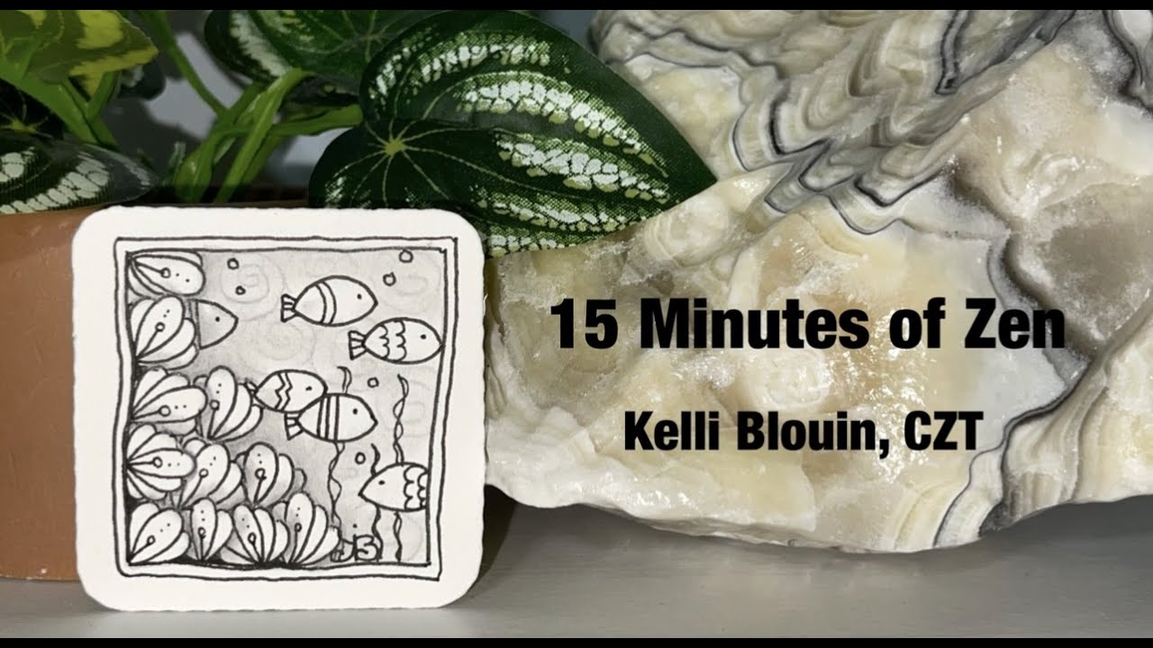 15 Minutes of Zen! Beginner Zentangle&copy; method!