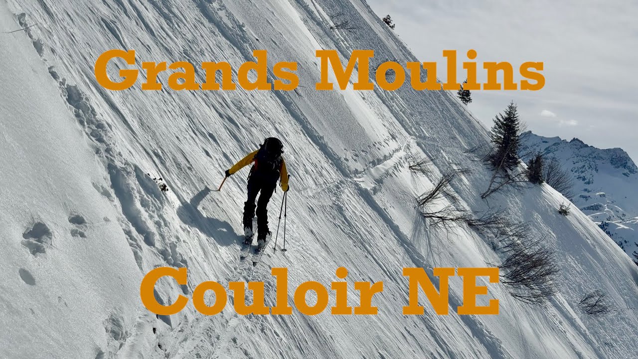 Grands Moulins - Couloir NE - Ski de randonnée