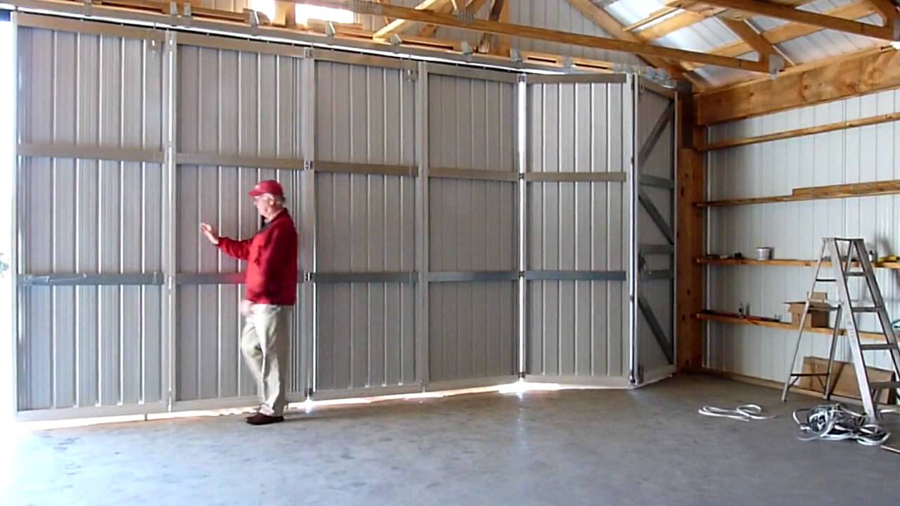 Door in Vermont Inside Hangar Fold Tite Stacker