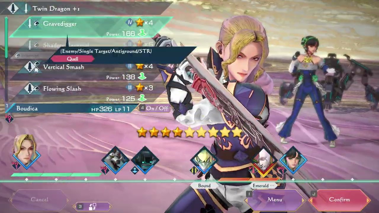 SaGa Emerald Beyond (Diva): VS Final Boss (Last phase, no party KOs, 1st playthrough)