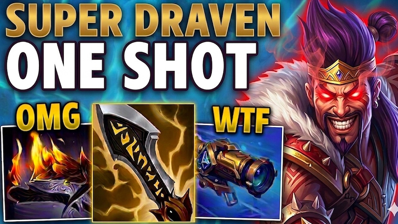 La MEJOR BUILD que DEBES HACER con DRAVEN 26.06 - partida didactica adc s16