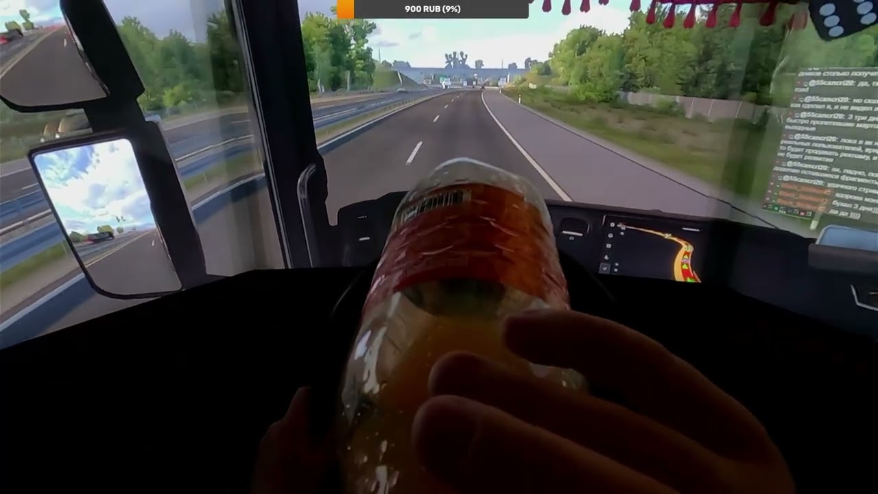 Euro Truck Simulator 2     GOPRO   TRIPLE SCREEN