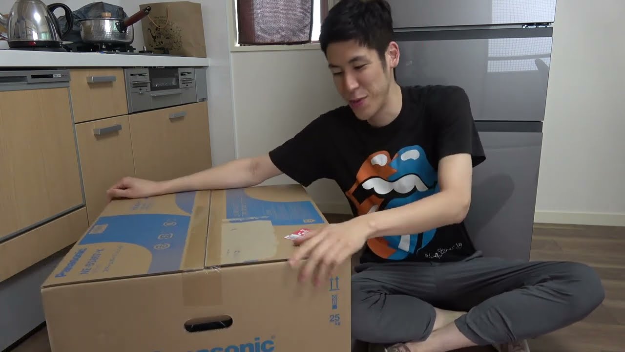 電子レンジが届きました