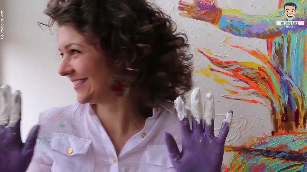 Meet Finger Painter Iris Scott