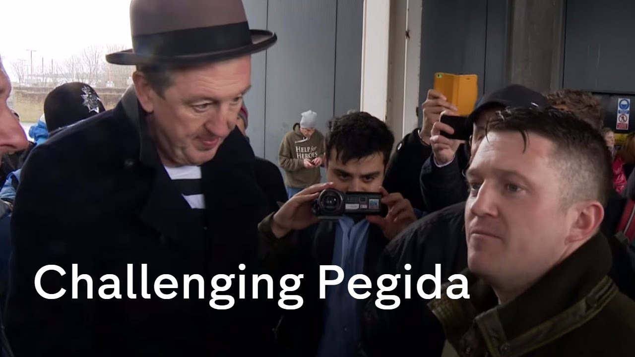 Pegida UK: academic beaten by migrants visits march