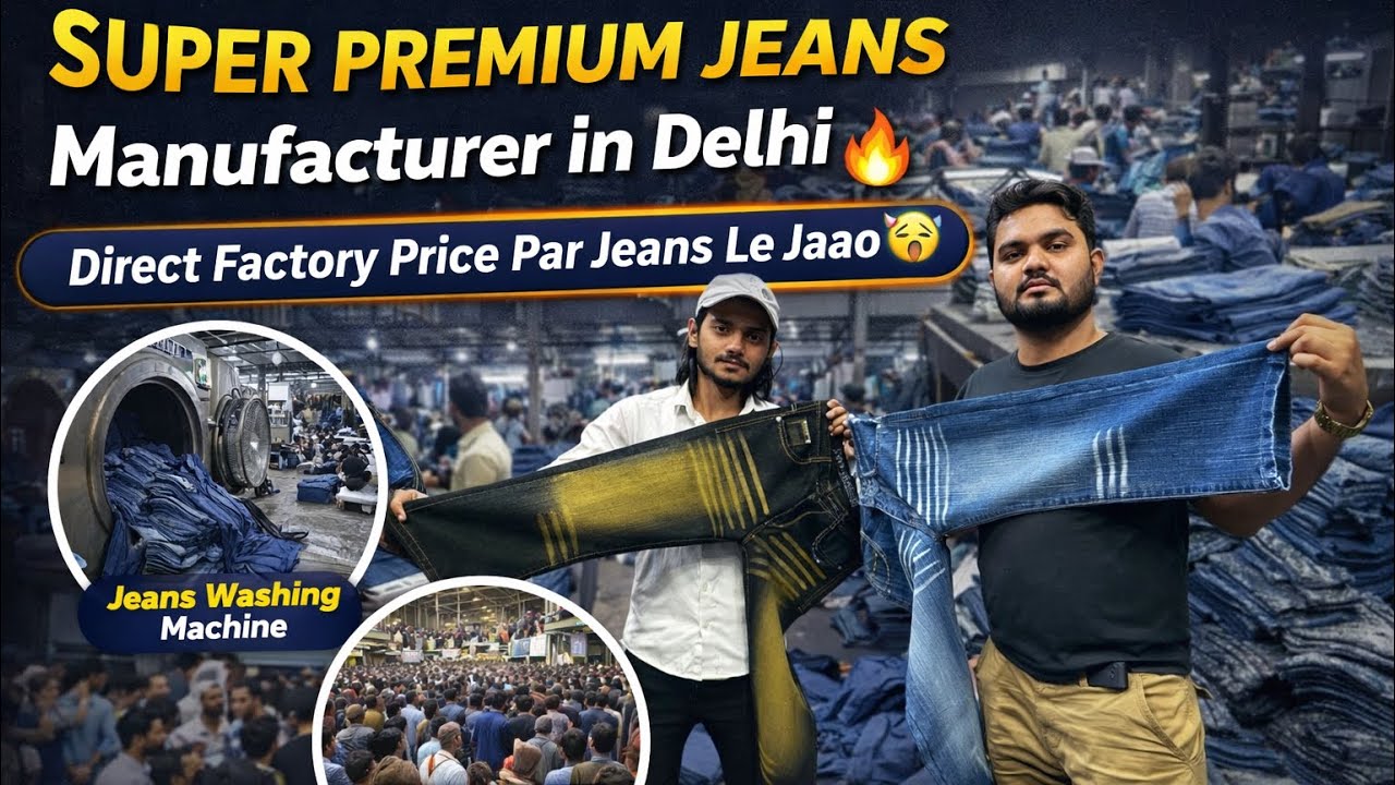 Super Premium Jeans In Delhi🔥 Jeans in Cheapest Price | Tank Road Asia’s Biggest Jeans Market 