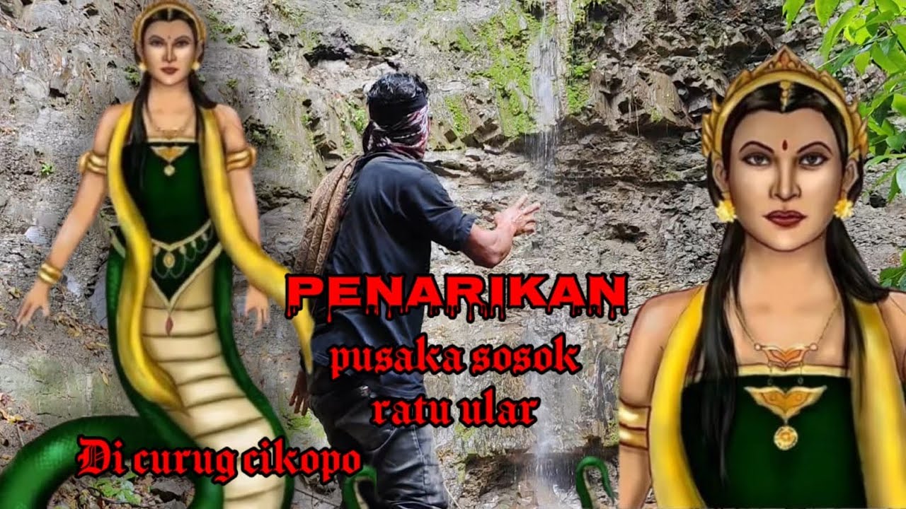 Penarikan pusaka sosok ratu ular di Curug cikopo