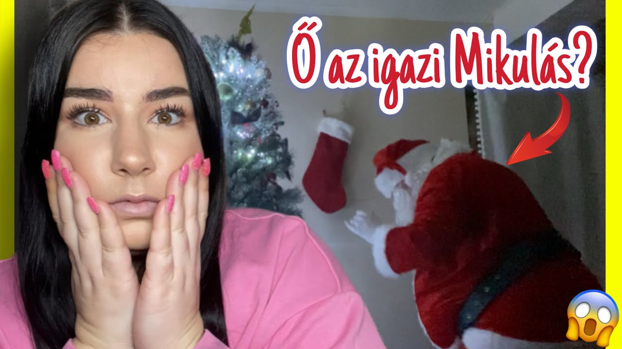 LEFILMEZTEM A MIKULÁST!😱 Vajon ő az igazi? *Mit keres nálam GRINCS éjjel megint?*