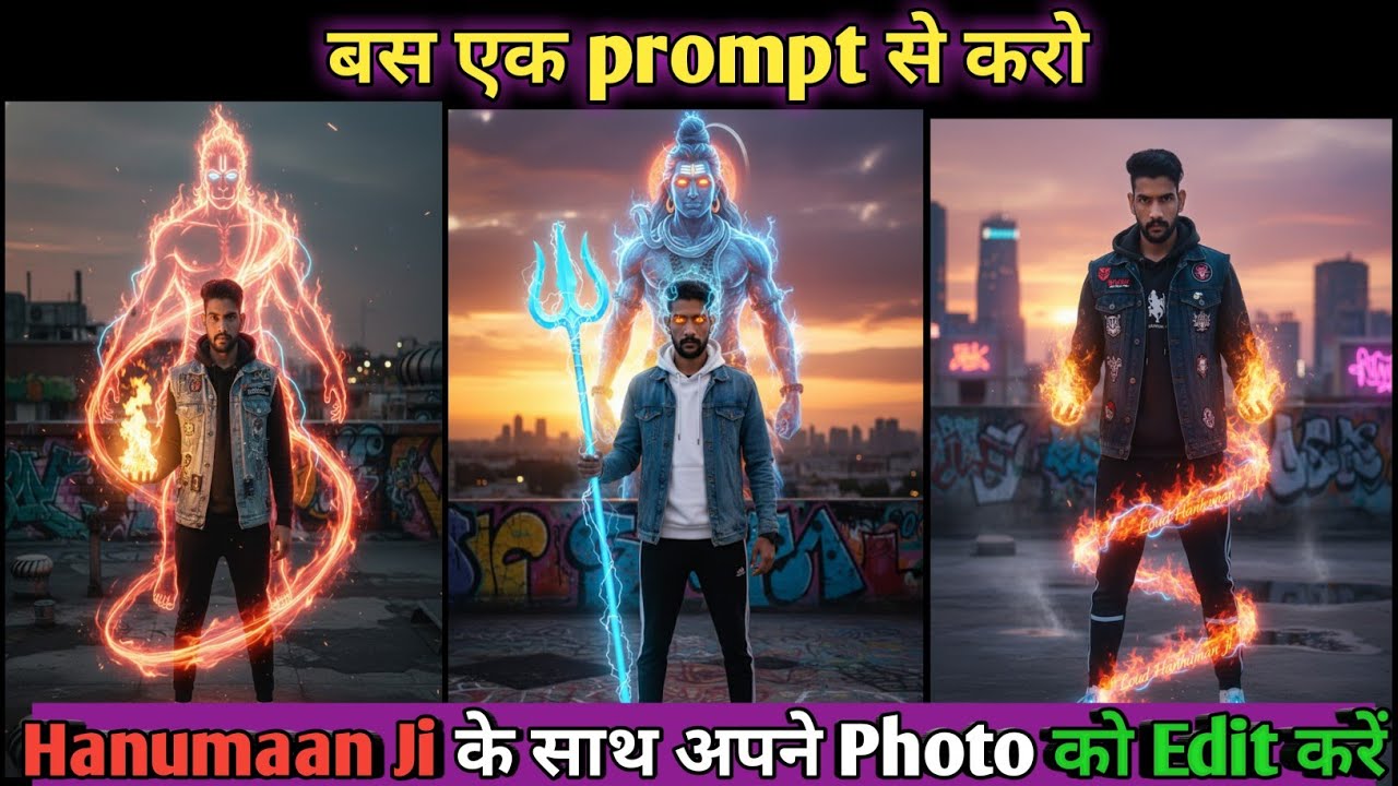 Trending Ai Photo Editing |Lord Hanuman Photo Editing in Google |gemini photo edit |gemini ai edit
