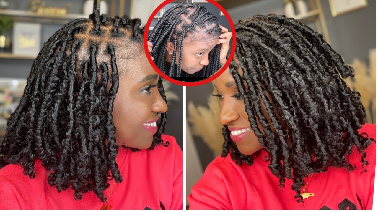 DIY | FROM KNOTLESS BRAIDS TO BUTTERFLY BOB LOCS 🦋| STEP BY STEP | BUDGET FRIENDLY |  AVREL M ♡