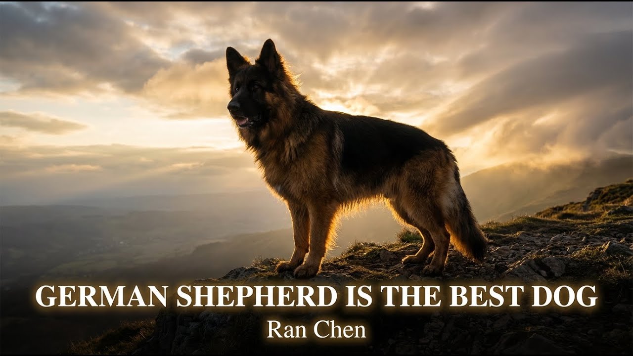 German Shepherd Is the Best Dog - Ran Chen (Official Lyric Video)