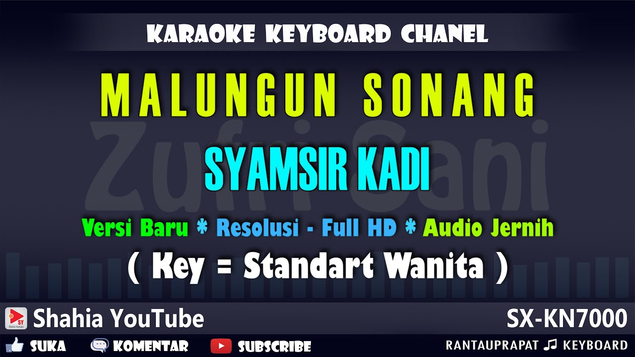 SYAMSIR KDI - MALUNGUN SONANG KARAOKE TAPSEL MADINA BARU NADA WANITA