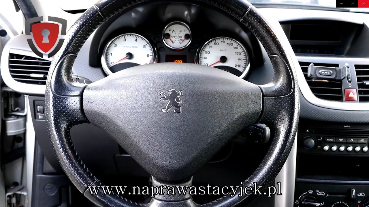 Demontaż stacyjki Peugeot  - Włamywacz Michał Grzech