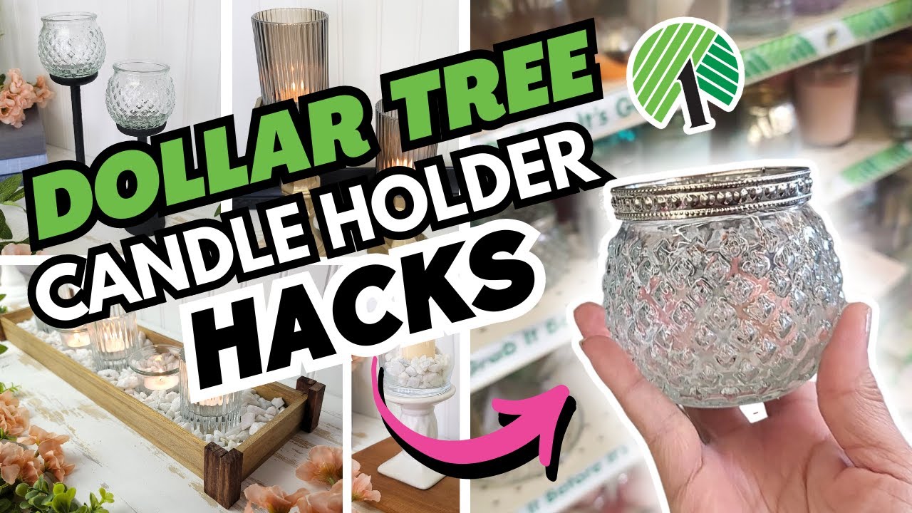 Unbelievable Dollar Tree DIYs: Stunning Decor from Glass Candle Holders