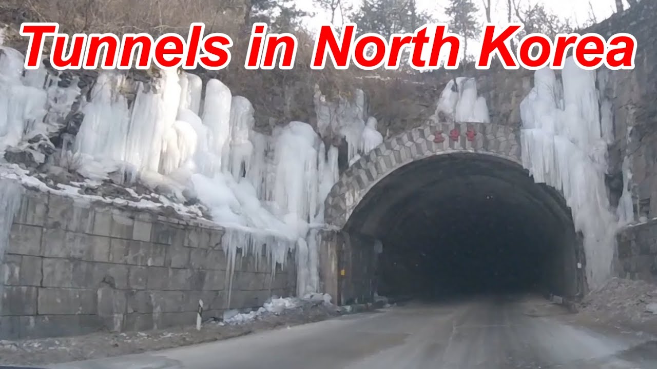 Driving in North Korea 🇰🇵 4K | Tunnels in North Korea