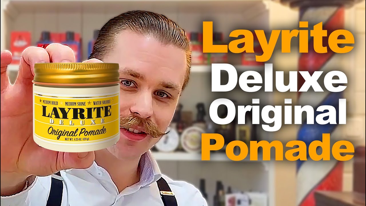 LAYRITE Deluxe Original Pomade - Review mit Philipp | German + English subtitles | PomadeShop