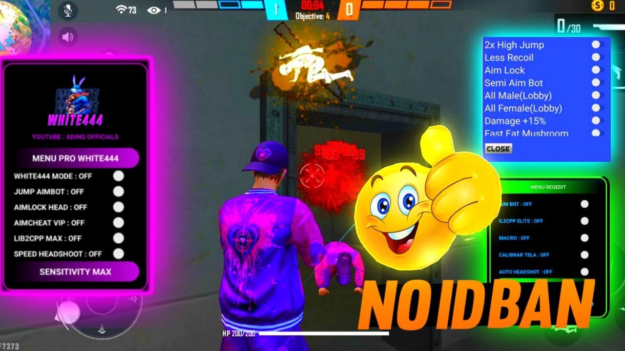 💯ffh4x hack free fire ‼️FF Max Injector || Free Fire New Mod Menu free fire Headshot Hack