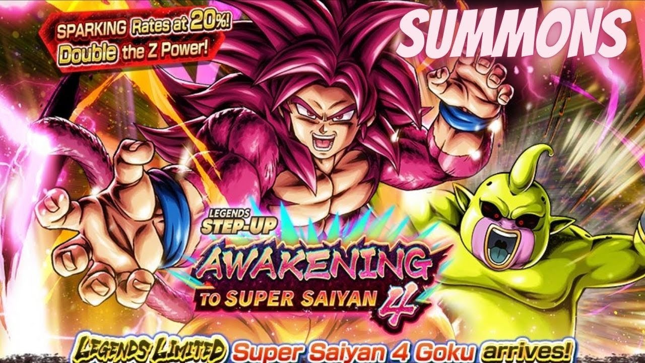 (Dragon Ball Legends) LF SSJ4 DAIMA GOKU SUMMONS