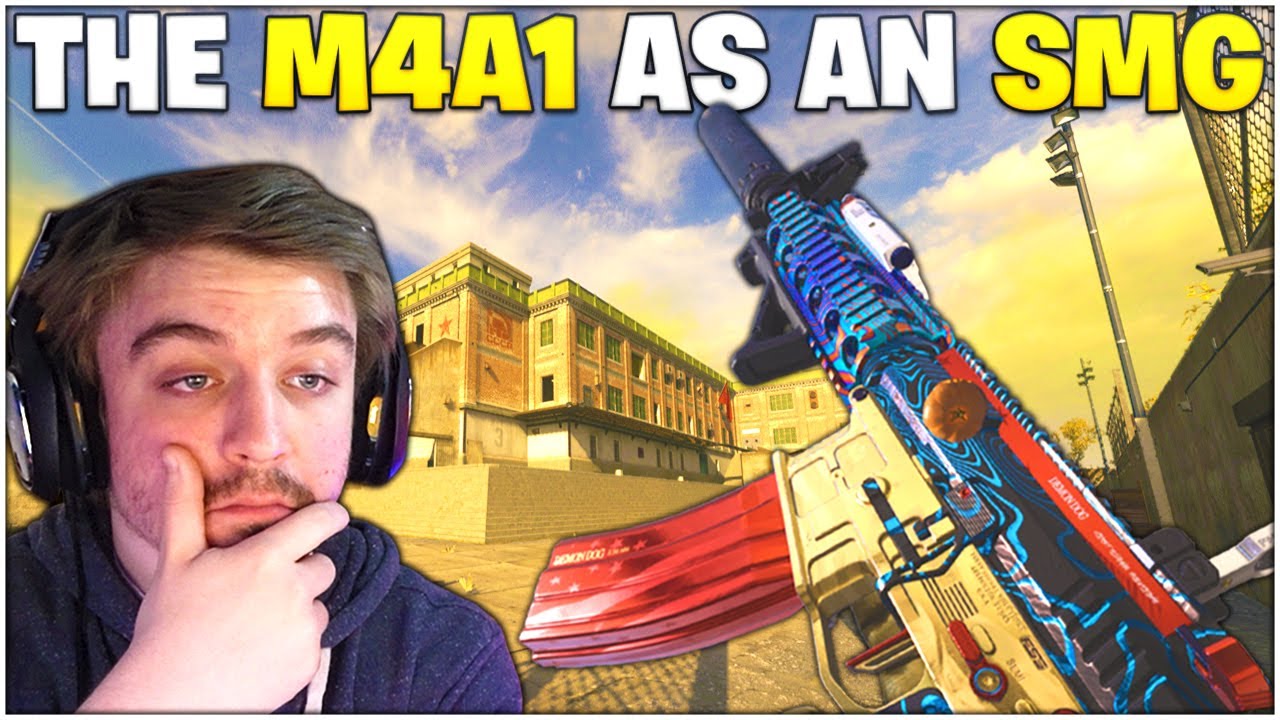 The M4A1 On Alcatraz - Better As An SMG? *Best M4A1 Setup* (Rebirth Island - Warzone)