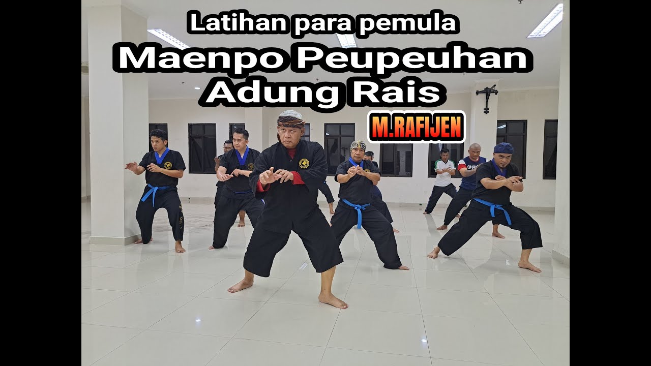 Latihan para pemula Maenpo Peupeuhan AR, Abah RAFIJEN