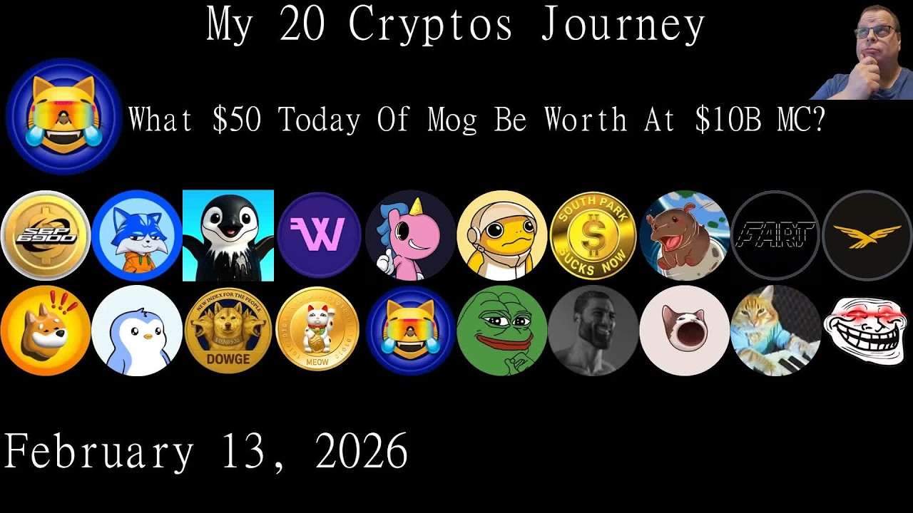 Bull Run 2026? My Crypto Journey With Bonk,SPX6900,Popcat,WLFI... 2026/02/13 // Steve McGrath