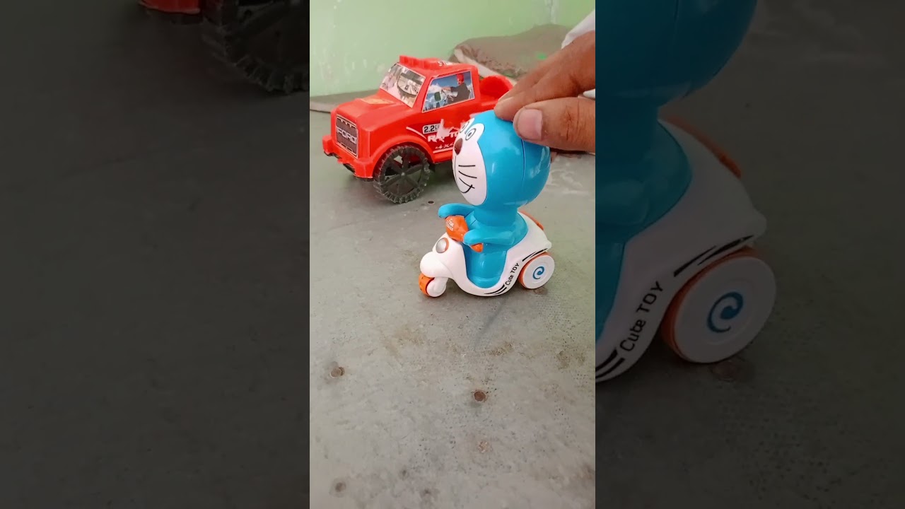 doramon mini scooty 🧸#toys #funny #automobile