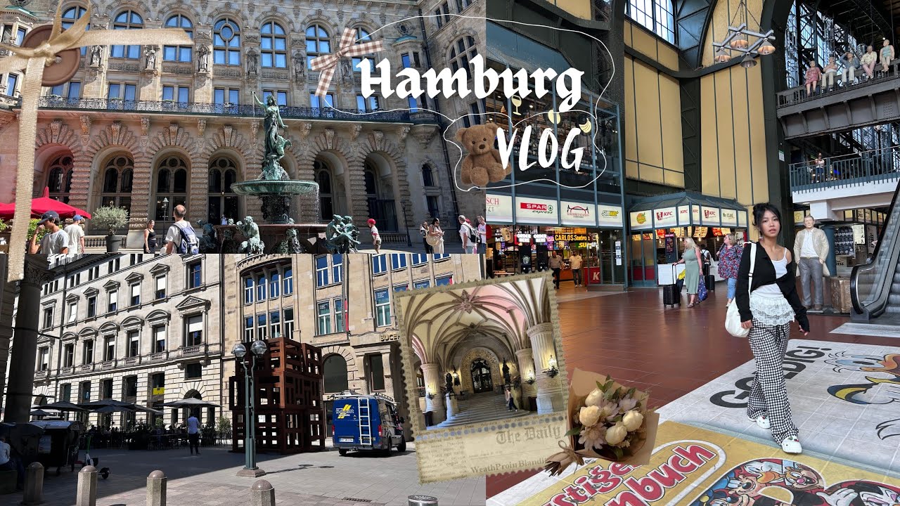 Hamburg Vlog🚢⚓️: exploring the city, ride train, see many stunning places, chinese food, family bond