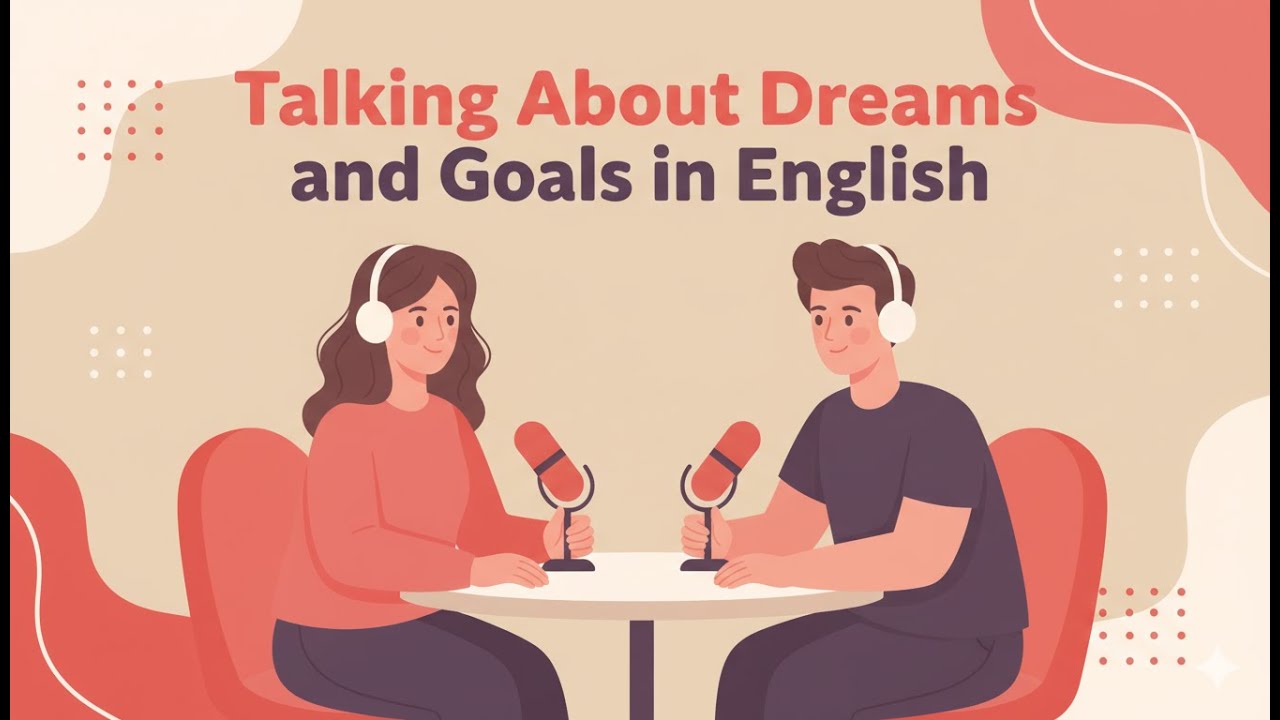 English Podcast to Lean English | Talking about dreams and goals in english