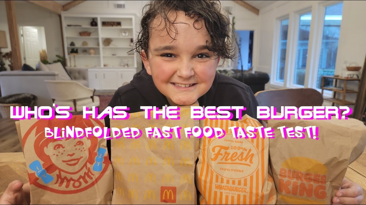 Fast Food Burger Taste Test McDonalds Burger King Wendy's Whataburger