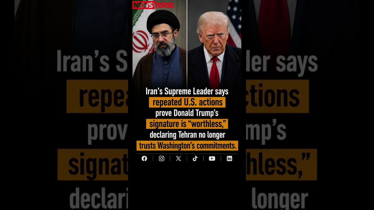 &ldquo;Worthless Signature&rdquo; &mdash; Iran&rsquo;s Leader Rejects U.S. Trust