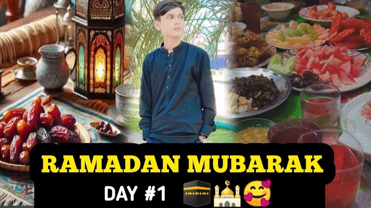 Ramzan Mubarak 🌙✨Day 1 — A fresh start filled with faith, patience, and blessings.