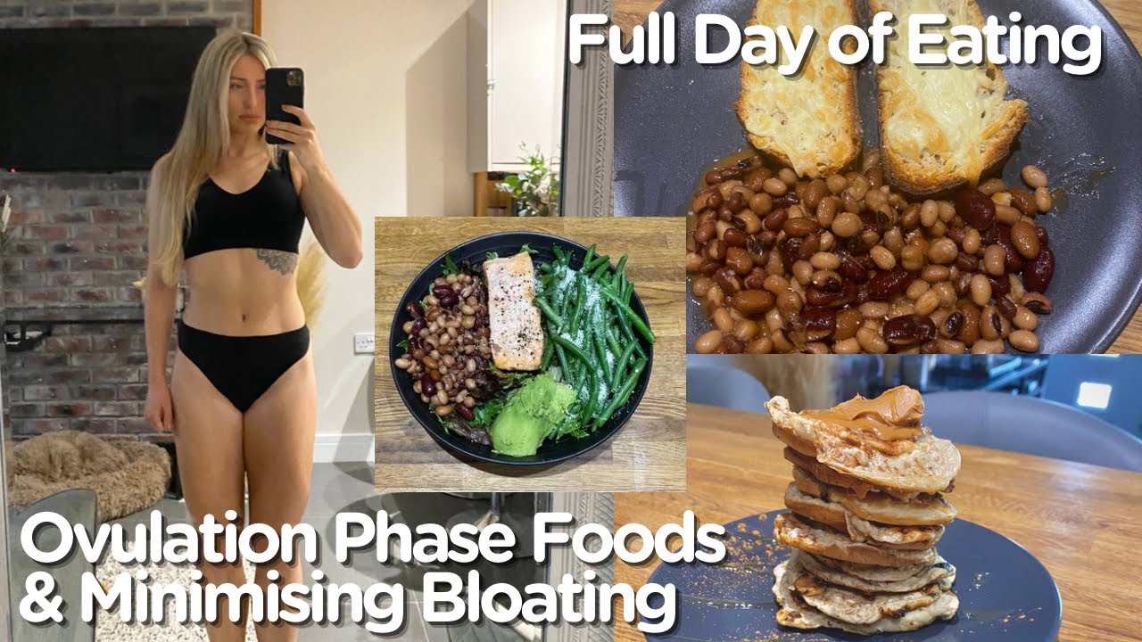 Full Day of Eating | No Tracking, Cycle Foods, Ovulation Phase, Reduce Bloating & PMS