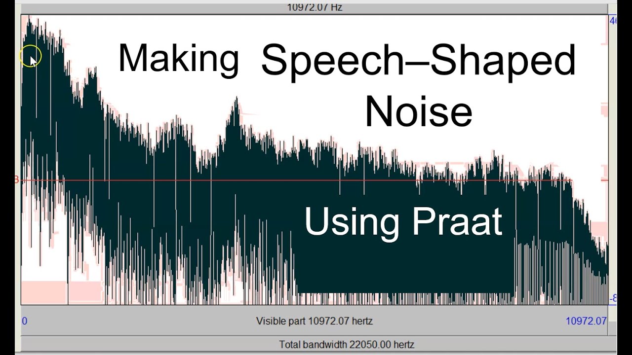 Praat 11 - Make speech-shaped noise