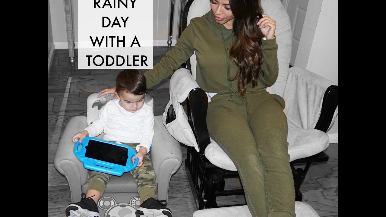 A DAY IN THE LIFE OF A SINGLE MOM | Rainy Day Routine with a Toddler vlog