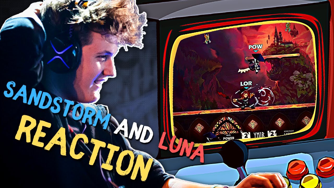 Sandstorm and Luna REACT to The CRAZIEST SA Set! (Power vs Lores - Brawlhalla Trial of Ymir)