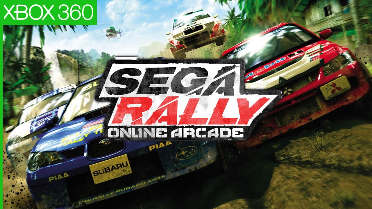 Playthrough [360] Sega Rally Online Arcade