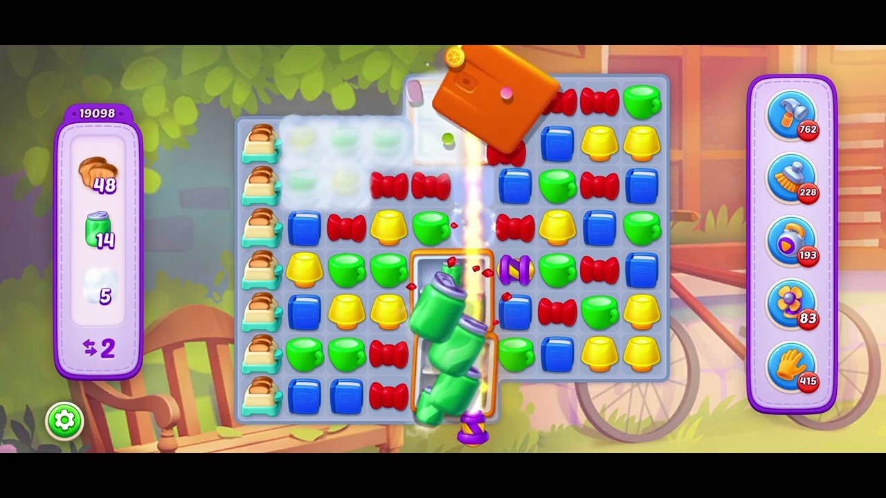 Homescapes Level 19098  -- No cheats