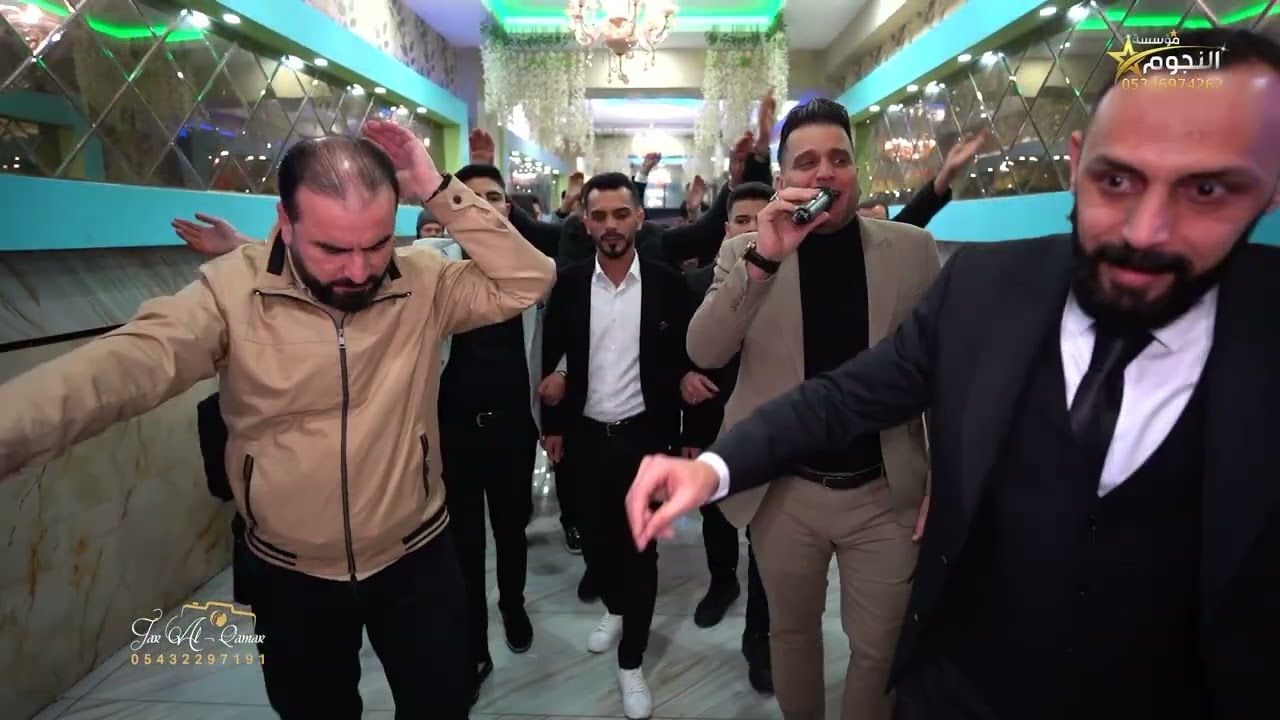 افراح عشيرة الخنافرة العريس جمعة ابو شعبان الفنان رامي الفيصل ج1