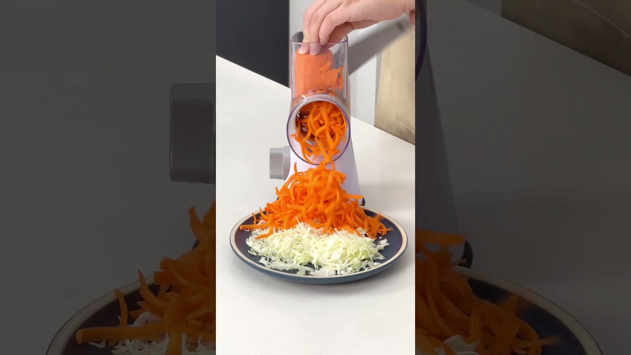 Chop Cabbage & Carrots in SECONDS？ 😱 Geedel Manual Chopper Hack