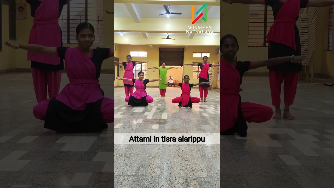 Attami -tisra alaripu#dance #bharatanatyam #alarippu #tisra #danceclass #classicaldance #indiandance