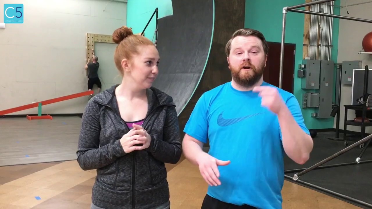 Sallie vs Sean Trying to Become Ninja Warriors