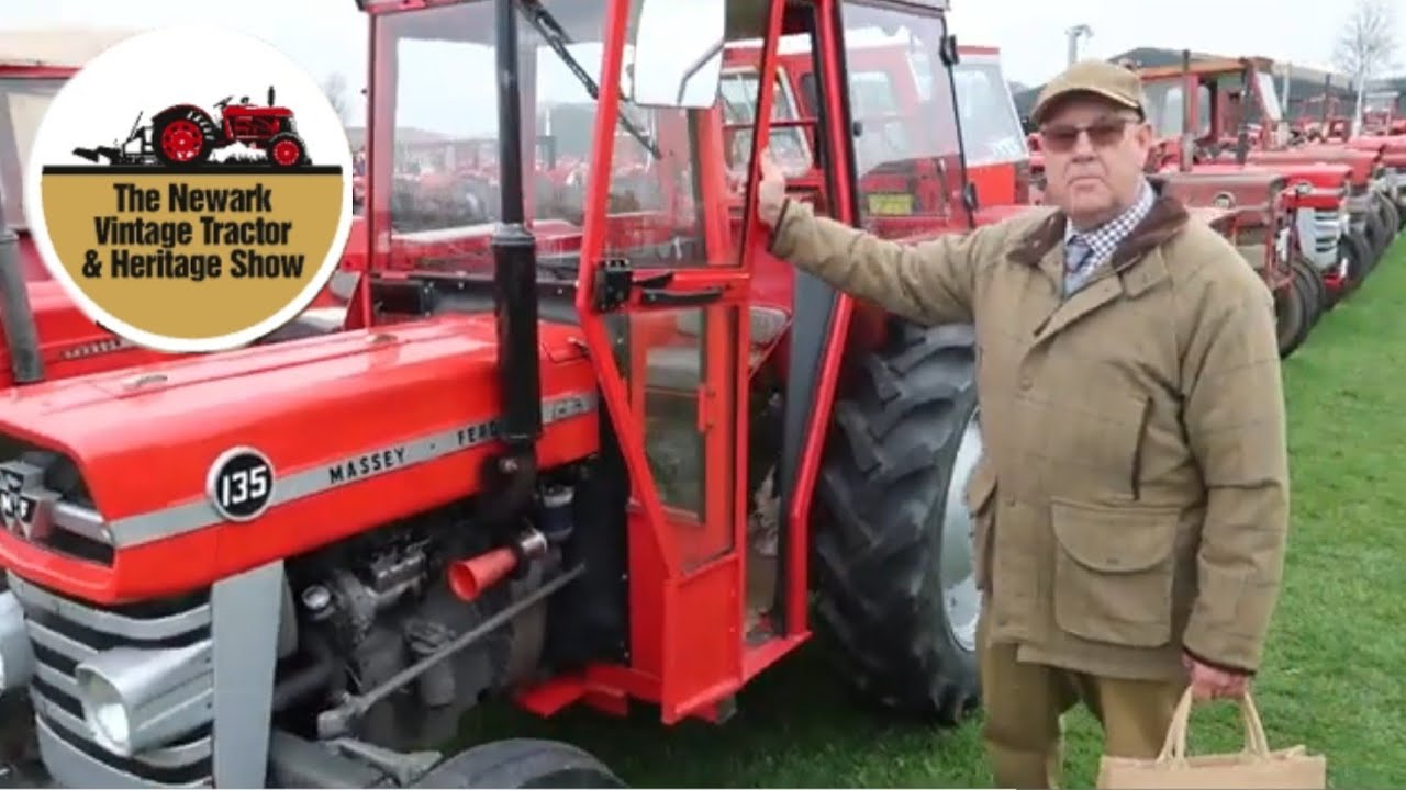 The Newark Vintage Tractor & Heritage Show 2024. Massey Ferguson 135 World Record.