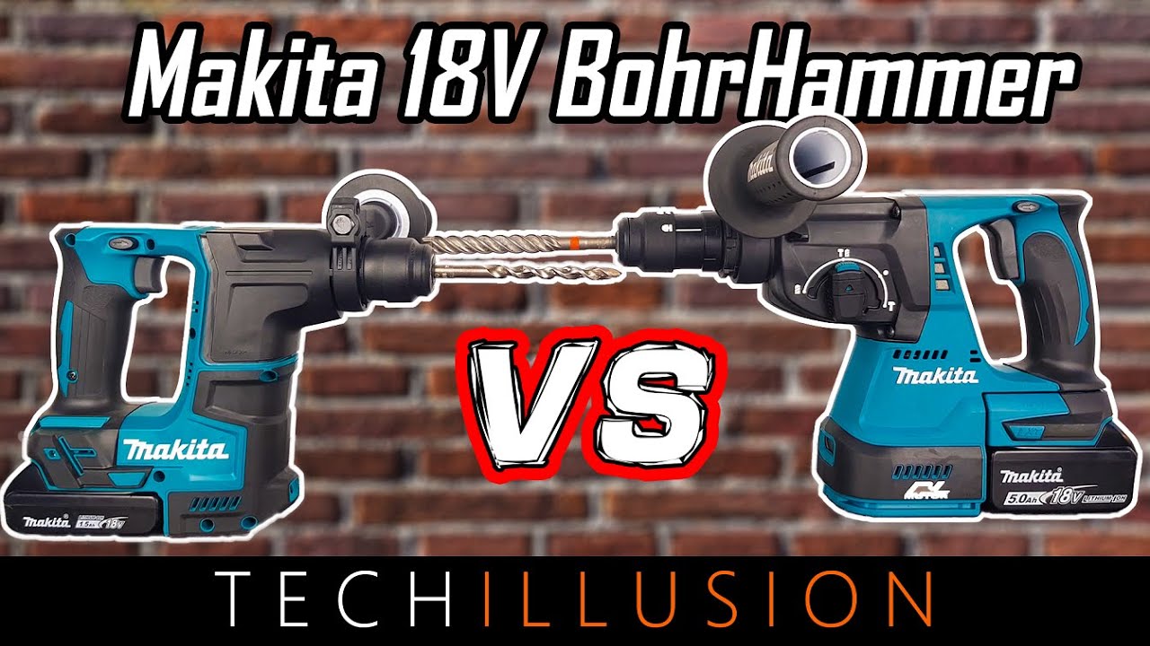 🔥MAKITA 18V AKKU BOHRHAMMER Extremtest Vergleich😱 - DHR171 VS DHR243 - Vergleichtest