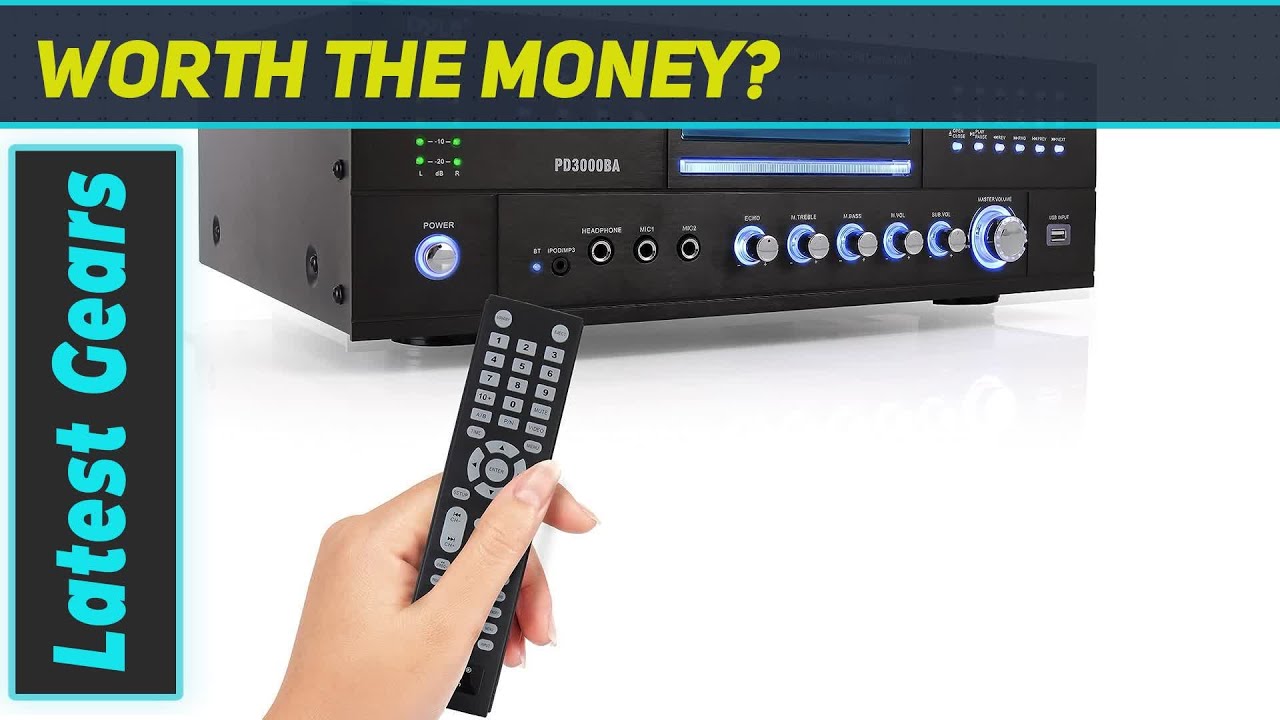 Мощный аудиоцентр: обзор Bluetooth-усилителя Pyle PD3000BA