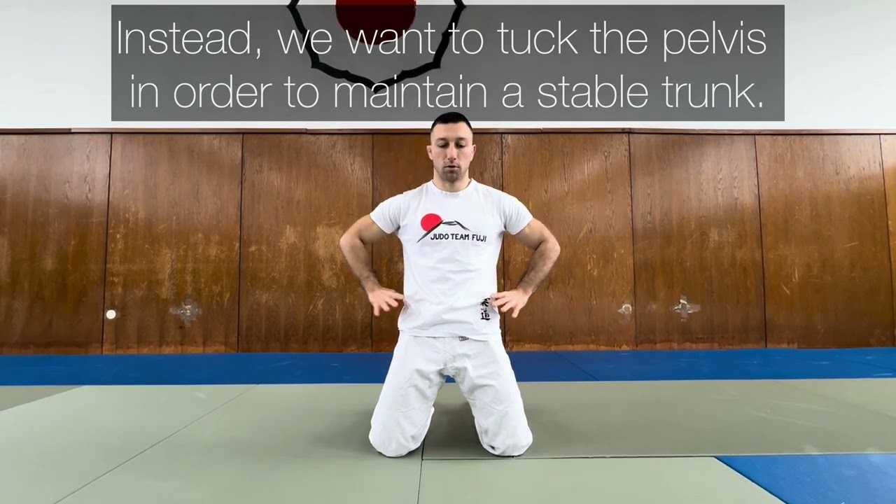 Kneeling Variation for Judoka | Kneeling Core Stability for Judo - BE JUDO ZEN Project