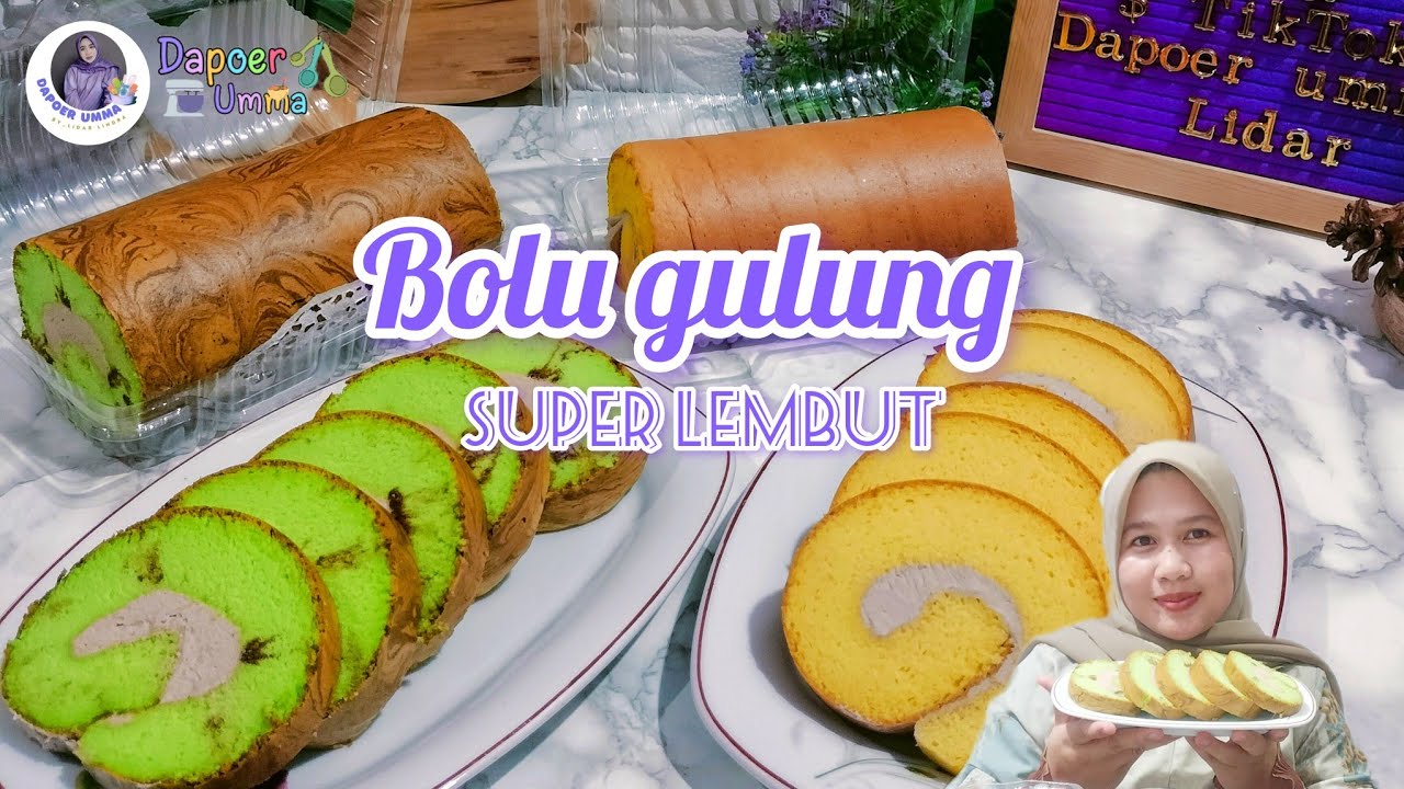 BOLU GULUNG SUPER LEMBUT!!!!Dan Anti Gagal,gak percaya coba aja resep ini,dijamin berhasil
