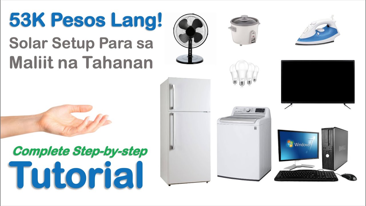 Paano Magbuo ng 12V 1.5KW Off-grid Solar PV System - Kompletong Tutorial