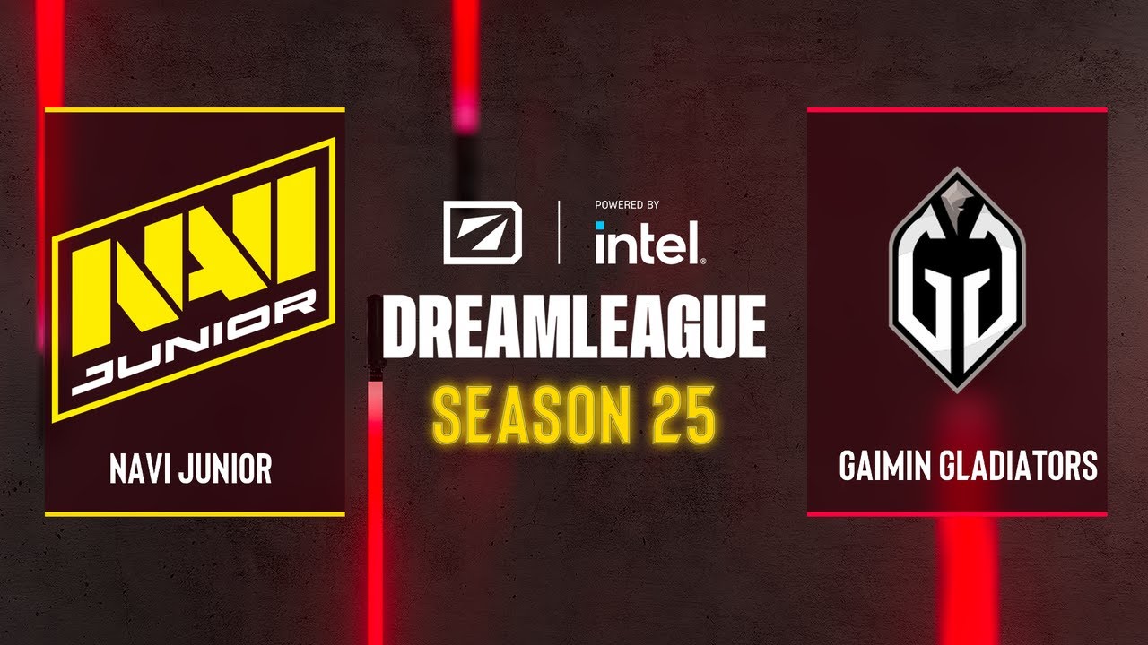 Dota2 - NAVI Junior vs Gaimin Gladiators - DreamLeague Season 25 - WEU - Closed Qualifier