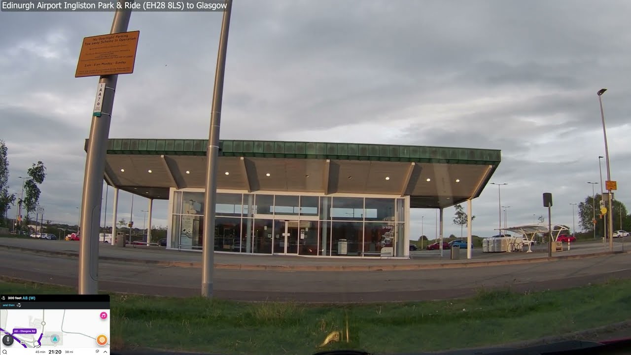 Edinburgh Airport (Ingliston Park & Ride) to Glasgow city centre, Scotland