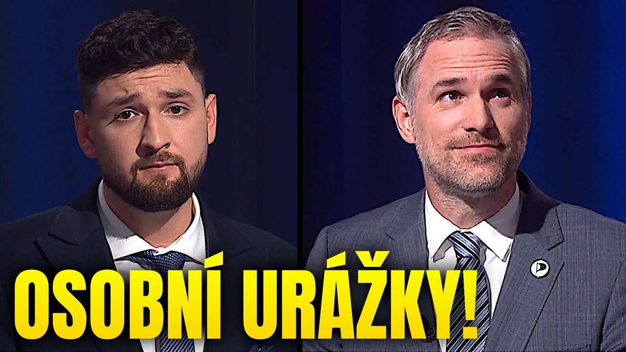 Velmi ostrá a osobní debata mezi Hřibem a Gregorem na ČT24!